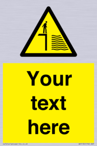 Custom Deep Water Sign